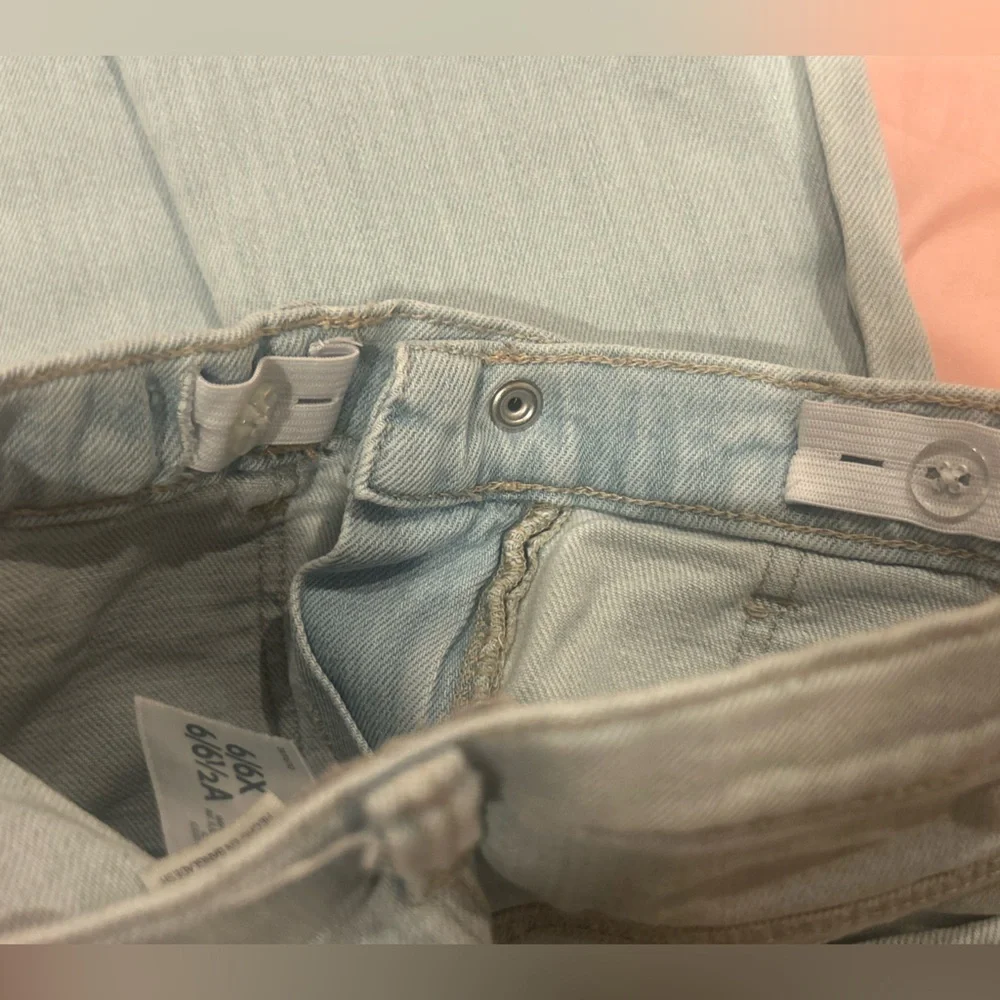OshKosh B'gosh Light Blue Flare Jeans with Embroidery